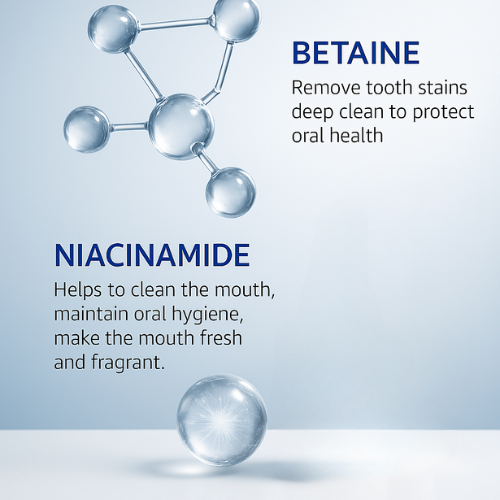 Probiotic Whitening Toothpaste, Niacinamide, Free of Fluoride, Anti plaque Whitening Solution
