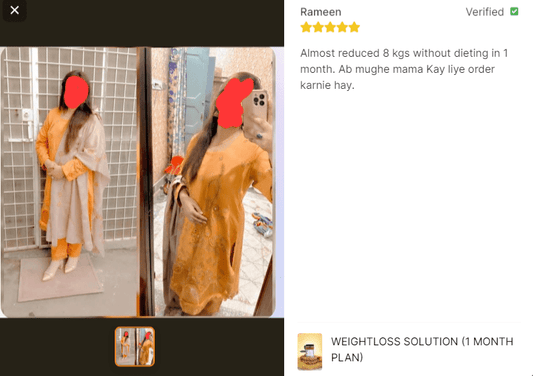 Feel lighter (Plain For 1 month)