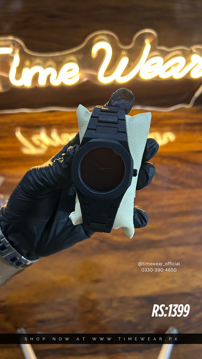 Arabic Aura Watch Black