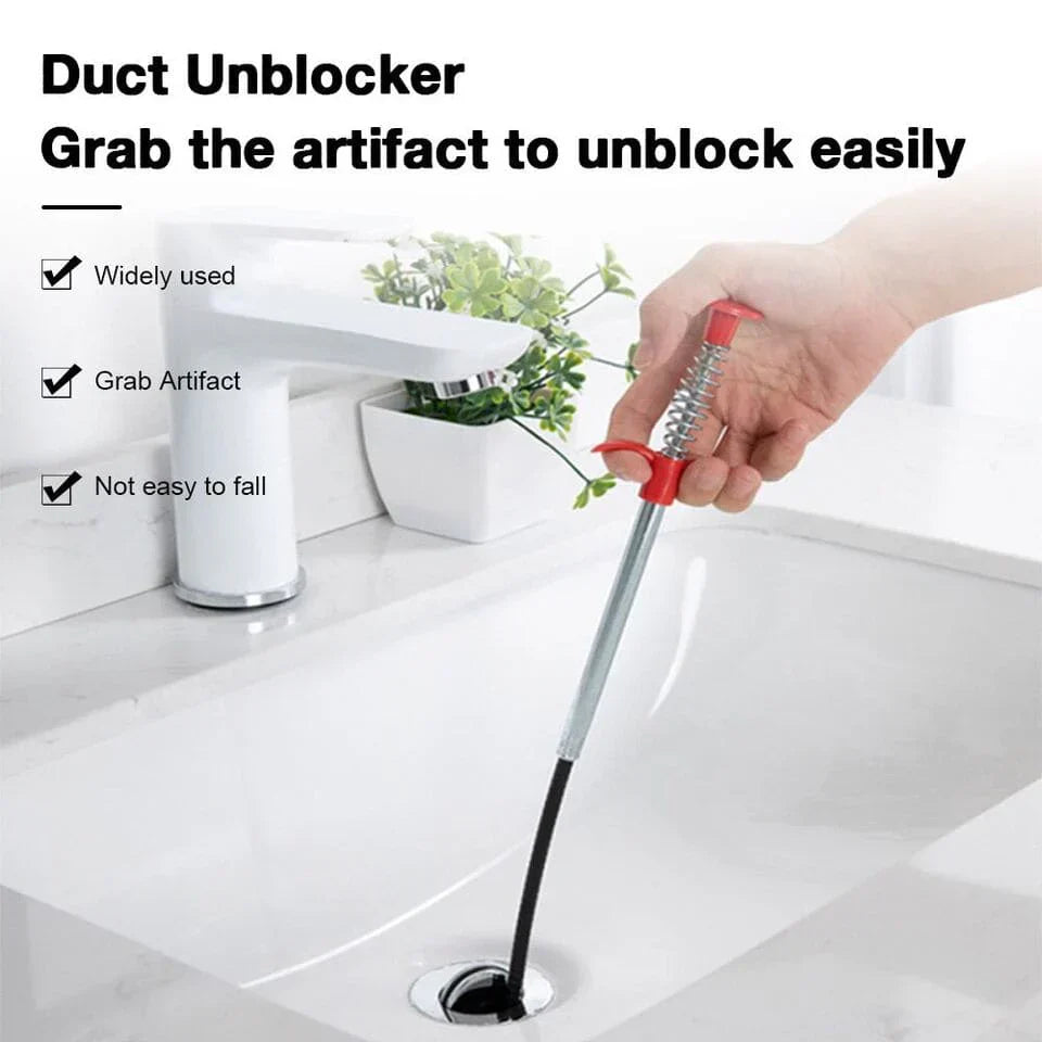 Drain Sink Spring Pipe Clog Remover Cleaning Tool, Drain Sink Rod