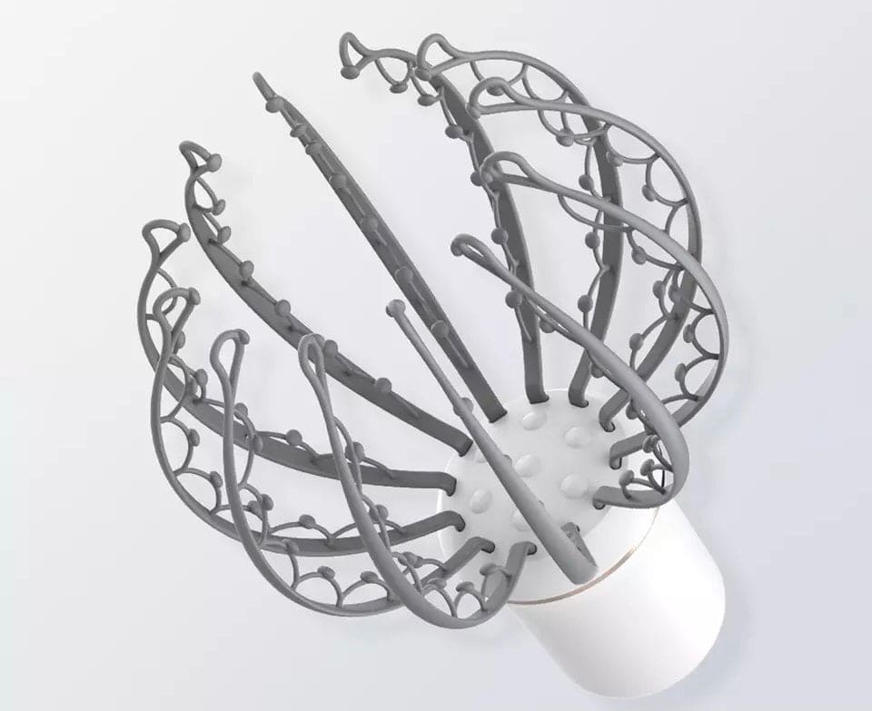 Portable Electric 12 Claw Head Massager