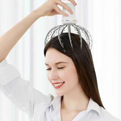 Portable Electric 12 Claw Head Massager